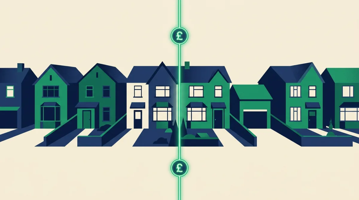 Britain's biggest price gaps between neighbouring postcodes