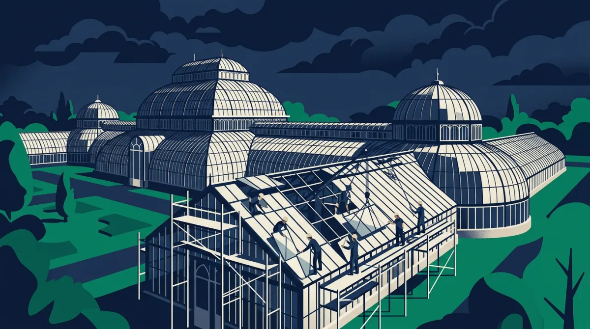 How Edinburgh’s EH8 district sits beneath the glasshouse storm threat